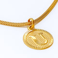 U 22k Gold Letter Pendant