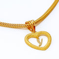 Y 22k Gold Letter Pendant