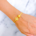 Exquisite Charming 22k Gold Bangle Bracelet