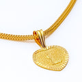 L 22k Gold Letter Pendant