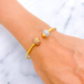 Dazzling Shimmering 22k Gold Bangle Bracelet