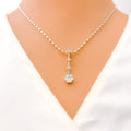 diamond-white-gold-hanging-diamond-flower-pendant-set