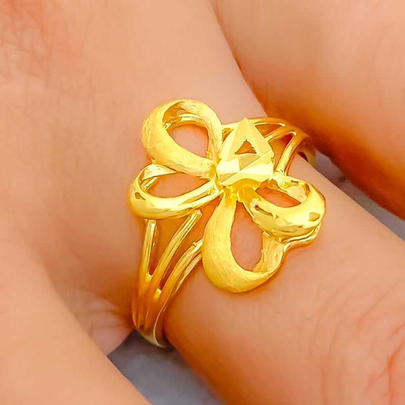 Ethereal Lovely 22k Gold Ring