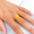 Ethereal Lovely 22k Gold Ring