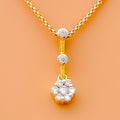 fascinating-floral-diamond-18k-gold-pendant-set