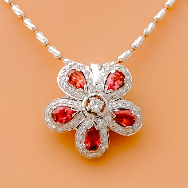 diamond-majestic-floral-pink-sapphire-diamond-pendant-set