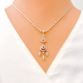 diamond-timeless-hanging-leaf-diamond-pendant-set