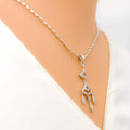 diamond-timeless-hanging-leaf-diamond-pendant-set