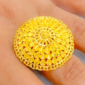 Gorgeous Ethereal 22k Gold Statement Ring