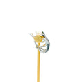 Dressy Gleaming Diamond + 18k Gold Earrings 