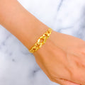 Polished Brilliant 22k Gold Bracelet