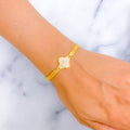 Lustrous Trendy 22k Gold Bracelet