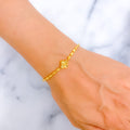 High-Finish Adorned 22k Gold Bracelet