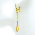 stylish-artistic-21k-gold-hanging-earrings