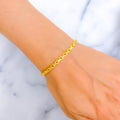 Ethereal Sleek 22k Gold Bracelet