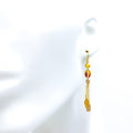 dazzling-charming-21k-gold-hanging-earrings