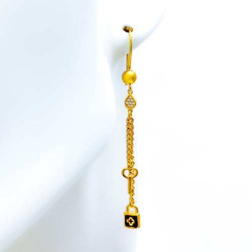 vibrant-charming-21k-gold-hanging-earrings