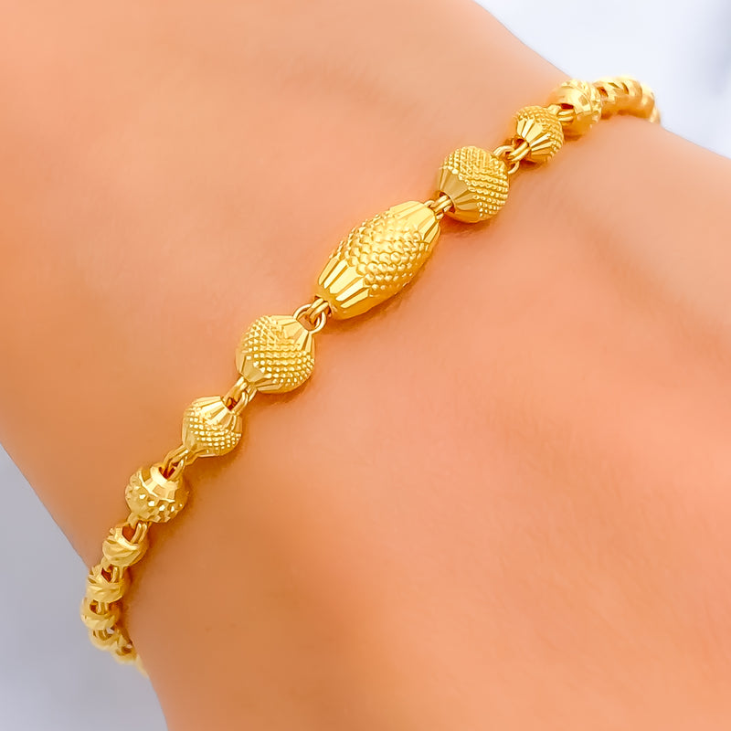 Lovely Elevated 22k Gold Bracelet