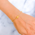 Sleek Lightweight 22k Gold Bracelet