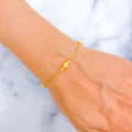 Stylish Slender 22k Gold Bracelet