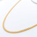 Medium Cable Ball 22k Gold Chain