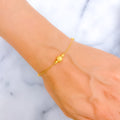 Graceful Ethereal 22k Gold Bracelet