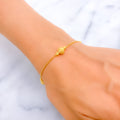 Graceful Ethereal 22k Gold Bracelet