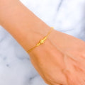 Dazzling Beaded 22k Gold Bracelet