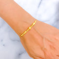 Elegant Twinkling 22k Gold Bracelet