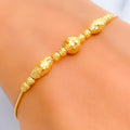 Elegant Twinkling 22k Gold Bracelet