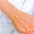 Charming Polished 22k Gold Bracelet