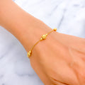 Charming Polished 22k Gold Bracelet