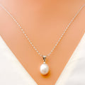 Elegant Pearl Drop Necklace
