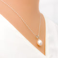 Elegant Pearl Drop Necklace