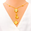 Extravagant Exclusive 22k Gold Clover Necklace Set