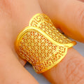 Eternal Lustrous 21k Gold Ring