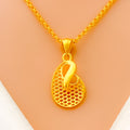 Upscale Vibrant 22k Gold Necklace