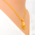 Upscale Vibrant 22k Gold Necklace