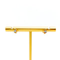 Rich Modish 18K Gold + Diamond Baby Earrings