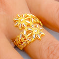 Vivid Radiant 22k Gold Ring