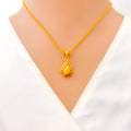 Lovely Luminous 22k Gold Necklace