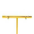 Dainty Drop 18K Gold + Diamond Baby Earrings