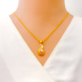 Stunning Netted 22k Gold Necklace