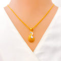 Stunning Netted 22k Gold Necklace