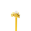 Opulent Beautiful 18K Gold + Diamond Baby Earrings