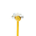 Radiant Floral 18K Gold + Diamond Baby Earrings