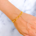 Jazzy Ethereal 22K Gold Bracelet