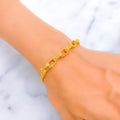 Jazzy Ethereal 22K Gold Bracelet