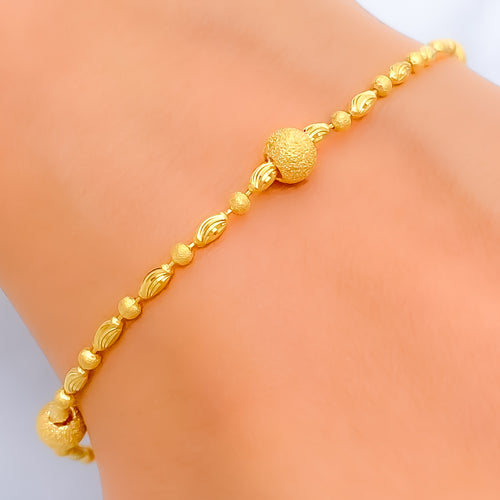 Gorgeous Beaded 22K Gold Bracelet