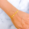 Decorative Trendy 22K Gold Bracelet